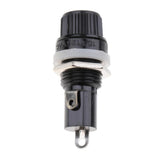 Maxbell 2x5 Pieces AC 125V/15A 250V/10A Screw Cap Panel Mounted 5x20mm Fuse Holder