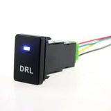 Maxbell 30x4-Pole Push Button Switch Blue LED for DRL light Pattern for