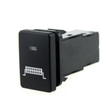 Maxbell 50x4-Pole Push Button Switch Blue LED for Light Bar Pattern for