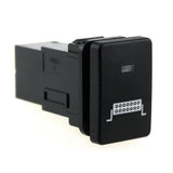 Maxbell 4x4-Pole Push Button Switch Blue LED for Light Bar Pattern for