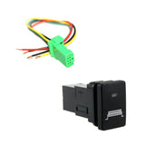 Maxbell 4x4-Pole Push Button Switch Blue LED for Light Bar Pattern for