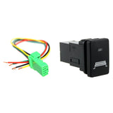 Maxbell 4x4-Pole Push Button Switch Blue LED for Light Bar Pattern for