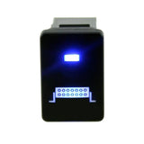Maxbell 4x4-Pole Push Button Switch Blue LED for Light Bar Pattern for