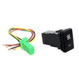 Maxbell 3x4-Pole Push Button Switch Blue LED Light for Fan Pattern for