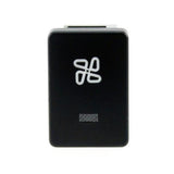 Maxbell 3x4-Pole Push Button Switch Blue LED Light for Fan Pattern for