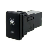 Maxbell 5x4-Pole Push Button Switch Blue LED Light for Fan Pattern for