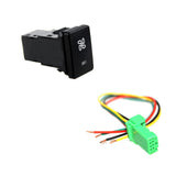 Maxbell 3x4-Pole Push Button Switch Blue LED Light for Fan Pattern for