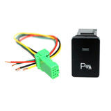 Maxbell 10x4-Pole Push Button Switch Blue LED for Parking Pattern for