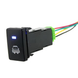 Maxbell 2x4-Pole Push Button Switch Blue LED for Headlight Pattern for