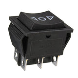 Maxbell 7x6-Pin Car On/Off/On Momentary Power Window Rocker Switch 250V/15A 125V/20A