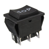 Maxbell 32x6-Pin Car On/Off/On Momentary Power Window Rocker Switch 250V/15A 125V/20A