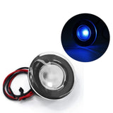 Maxbell 3x4 Pieces Waterproof Marine Boat Yacht Blue LED Deck Step Stair Lights 12VDC