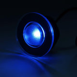 Maxbell 3x4 Pieces Waterproof Marine Boat Yacht Blue LED Deck Step Stair Lights 12VDC