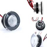 Maxbell 3x4 Pieces Waterproof Marine Boat Yacht Blue LED Deck Step Stair Lights 12VDC