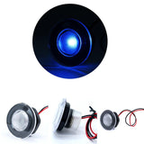Maxbell 3x4 Pieces Waterproof Marine Boat Yacht Blue LED Deck Step Stair Lights 12VDC