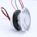 Maxbell 3x4 Pieces Waterproof Marine Boat Yacht Blue LED Deck Step Stair Lights 12VDC