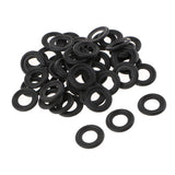 Maxbell 3x50 Pieces Oil Drain Plug Gasket Seal Rubber Black For Saturn Chevy GM