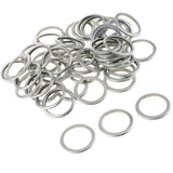 Maxbell 100pcs Engine Oil Drain Plug Crush Washer Gaskets Rings for   M16 M20