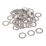 Maxbell 100pcs Oil Drain Plug Crush Washer Gaskets 14mm for Acura+16mm for