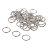 Maxbell 4x50 Pieces Car Oil Drain Plug Gaskets N0138157 for Audi S4 A4 Q5 VW Touareg
