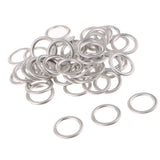 Maxbell 5x50 Pieces Car Oil Drain Plug Gaskets N0138157 for Audi S4 A4 Q5 VW Touareg