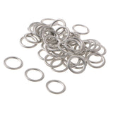 Maxbell 4x50 Pieces Car Oil Drain Plug Gaskets N0138157 for Audi S4 A4 Q5 VW Touareg