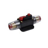 Maxbell 2X 12V Car Audio Fuse Holder 4-8 AWG Inline Circuit Breaker Protector 40/60A