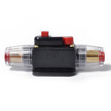 Maxbell 2X 12V Car Audio Fuse Holder 4-8 AWG Inline Circuit Breaker Protector 40/60A