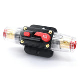 Maxbell 2X 12V Car Audio Fuse Holder 4-8 AWG Inline Circuit Breaker Protector 40/60A