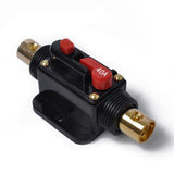 Maxbell 2X 12V Car Audio Fuse Holder 4-8 AWG Inline Circuit Breaker Protector 40/60A