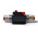 Maxbell 2X 12V Car Audio Fuse Holder 4-8 AWG Inline Circuit Breaker Protector 40/60A