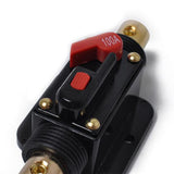 Maxbell 2x12V Car Audio AGU Fuse Holder 4-8 AWG Inline Circuit Breaker Protection 100A