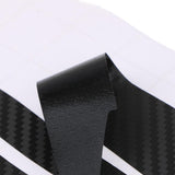 Maxbell 17 Pieces Front Bumper Hood Mesh Grille Carbon Fiber Stickers for VW CC