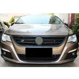 Maxbell 17 Pieces Front Bumper Hood Mesh Grille Carbon Fiber Stickers for VW CC
