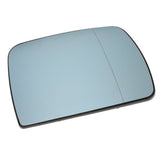 2 PC Left+Right Heated Wing Mirror Glass+2 Line Mirror Stickers for  X5