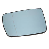 2 PC Left+Right Heated Wing Mirror Glass+2 Line Mirror Stickers for  X5