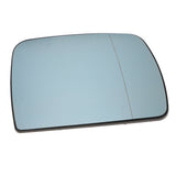 2 PC Left+Right Heated Wing Mirror Glass+2 Line Mirror Stickers for  X5