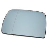 2 PC Left+Right Heated Wing Mirror Glass+2 Line Mirror Stickers for  X5