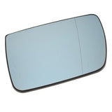 2 PC Left+Right Heated Wing Mirror Glass+2 Line Mirror Stickers for  X5