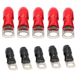 Maxbell 20x 16mm2 35mm2 Copper Tube Terminals Battery Welding Cable Lug Ring Crimps