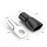 Maxbell 20x 35mm2/25mm2 Copper Tube Terminals Battery Welding Cable Lug Ring Crimps