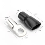 Maxbell 20x 35mm2/25mm2 Copper Tube Terminals Battery Welding Cable Lug Ring Crimps