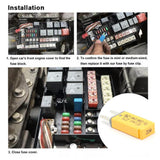 Maxbell 20A 14V DC Car Vehicle Mini Blade Fuse Reset Circuit Breaker Protector F442