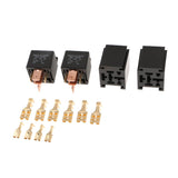 Maxbell 2 Pieces JD2912 Automotive Car 12V 80A 5 Pin SPDT Starter Relay for Sockets
