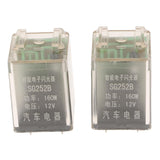 Maxbell 2 Pieces Car Truck 12V 3Pin Turn Signal Blink Light Electronic Flasher Relay