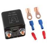 Maxbell ZL180 Car Truck Motor Starter Heavy Duty Split Charge 4 Pin Relay 200A 24V
