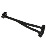 Maxbell OBDII OBD2 16 Pin Y Splitter Male to Dual Female Extension Cable Adapter