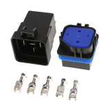 20x2Pcs 12V 40A Car Vehicle 4-Pin Waterproof Sealed Integrated Relay Socket Kit