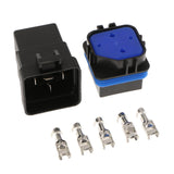 Maxbell 2Pcs 12V 40A Car Vehicle 4-Pin Waterproof Sealed Integrated Relay Socket Kit - Aladdin Shoppers