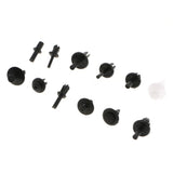 Maxbell 350Piece Clasp General Auto Body Plastic Clip Push Rivet Buckle one Set - Aladdin Shoppers
